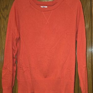 Old Navy Women's Vibrant Red Crew Neck Sweater